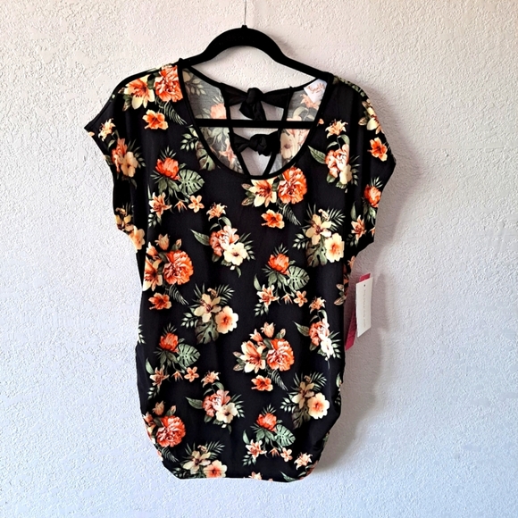 Floral Maternity Blouse - Picture 1 of 7